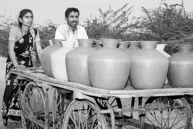 'Water porters' as a family business for home delivery of water in water-challenged rural Anantapur district, Andhra Pradesh